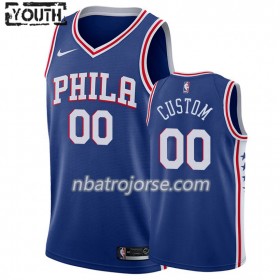 Barn Philadelphia 76ers Tröja Skräddarsydda 2019-20 Nike Icon Edition Swingman
